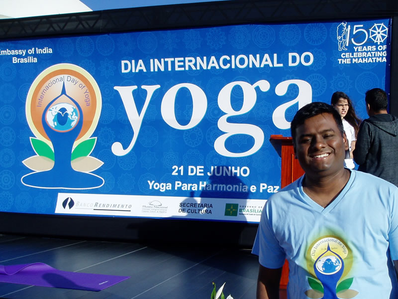 Embassy of India promoted the International Yoga Day