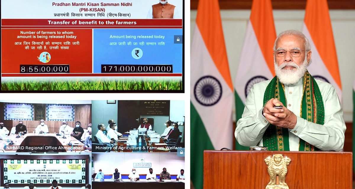Embassy of India informs: Prime Minister Mr. Narendra Modi launches financing facility of Rs. 1 trillion under Agriculture Infrastructure Fund (9 August 2020)