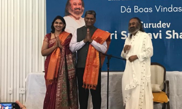 Embassy of India hosted welcome event to Sri Sri Ravi Shankar