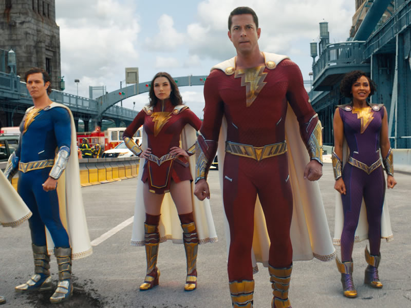 Movie “Shazam! Fúria dos Deuses” (Fury of the Gods) premieres in Brazil!