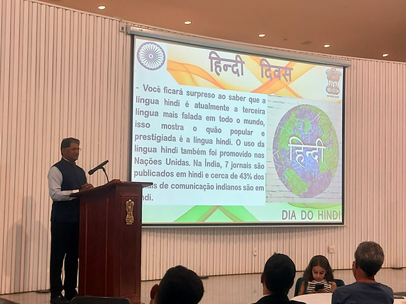 EMBASSY OF INDIA CELEBRATED HINDI DIWAS AND ITEC DAY