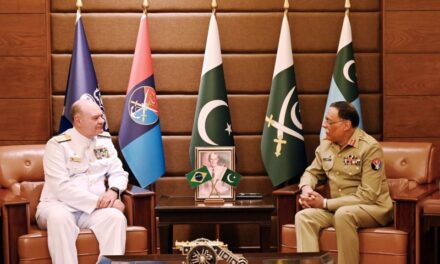 Brazilian Admiral André Luiz Silva Lima de Santana visits Pakistan and increases cooperation between the two countries