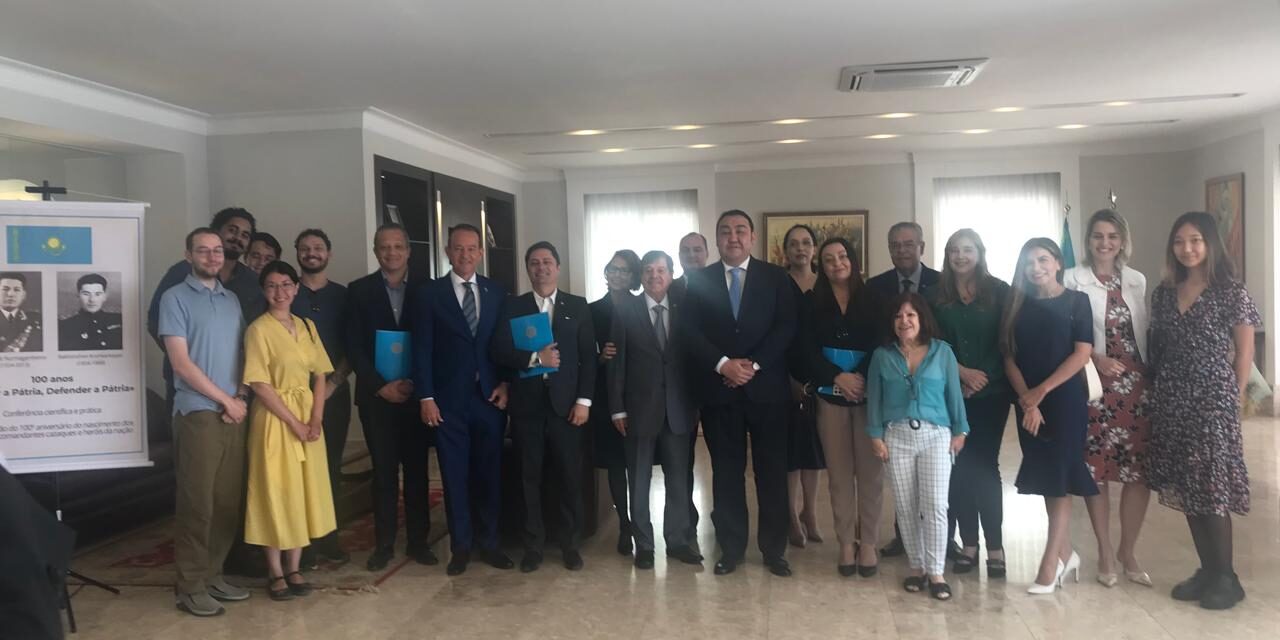 Embassy of Kazakhstan welcomes journalists and honors heroes on Victory Day