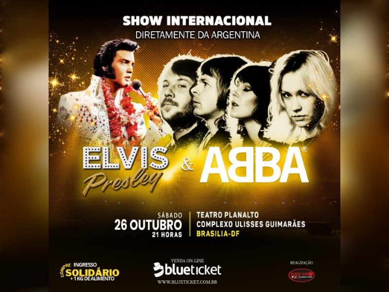 Show in homage to ELVIS and ABBA in Brasília