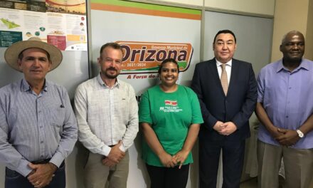 THE GUIDE promoted visit of ambassadors to Orizona, Goiás