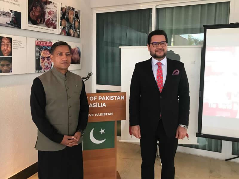Embassy of Pakistan received journalists for the Kashmir Day (Youm-e-Istehsal)