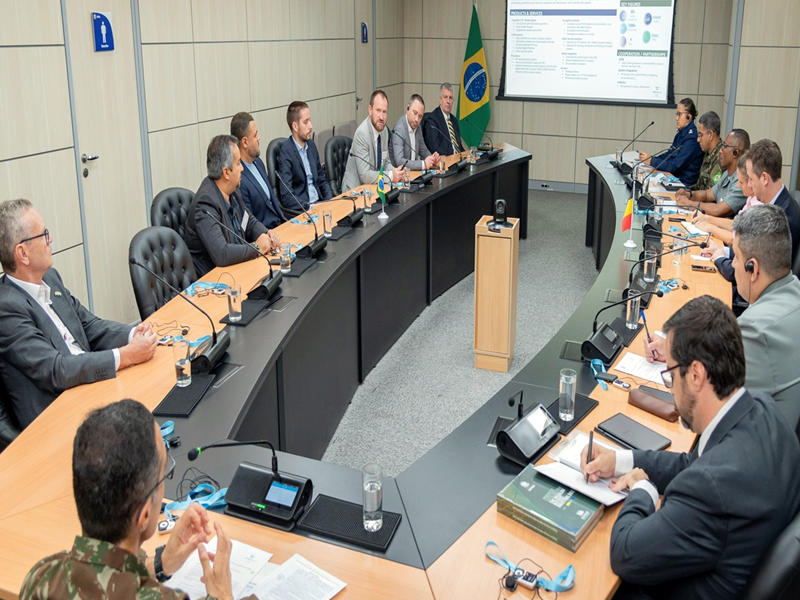 Brazilian Ministry of Defense Holds Defense Industry Dialogue with Belgium
