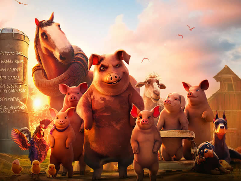 Animation “Animal Farm” (A Revolução dos Bichos) is in Brazilian theatres.