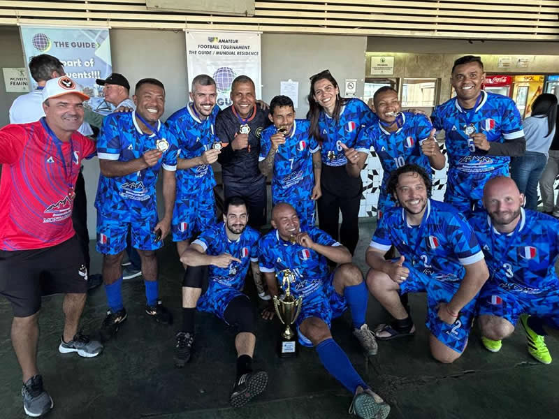EMBASSY OF FRANCE is the CHAMPION of the 3rd THE GUIDE – MUNDIAL Amateur Football Tournament!